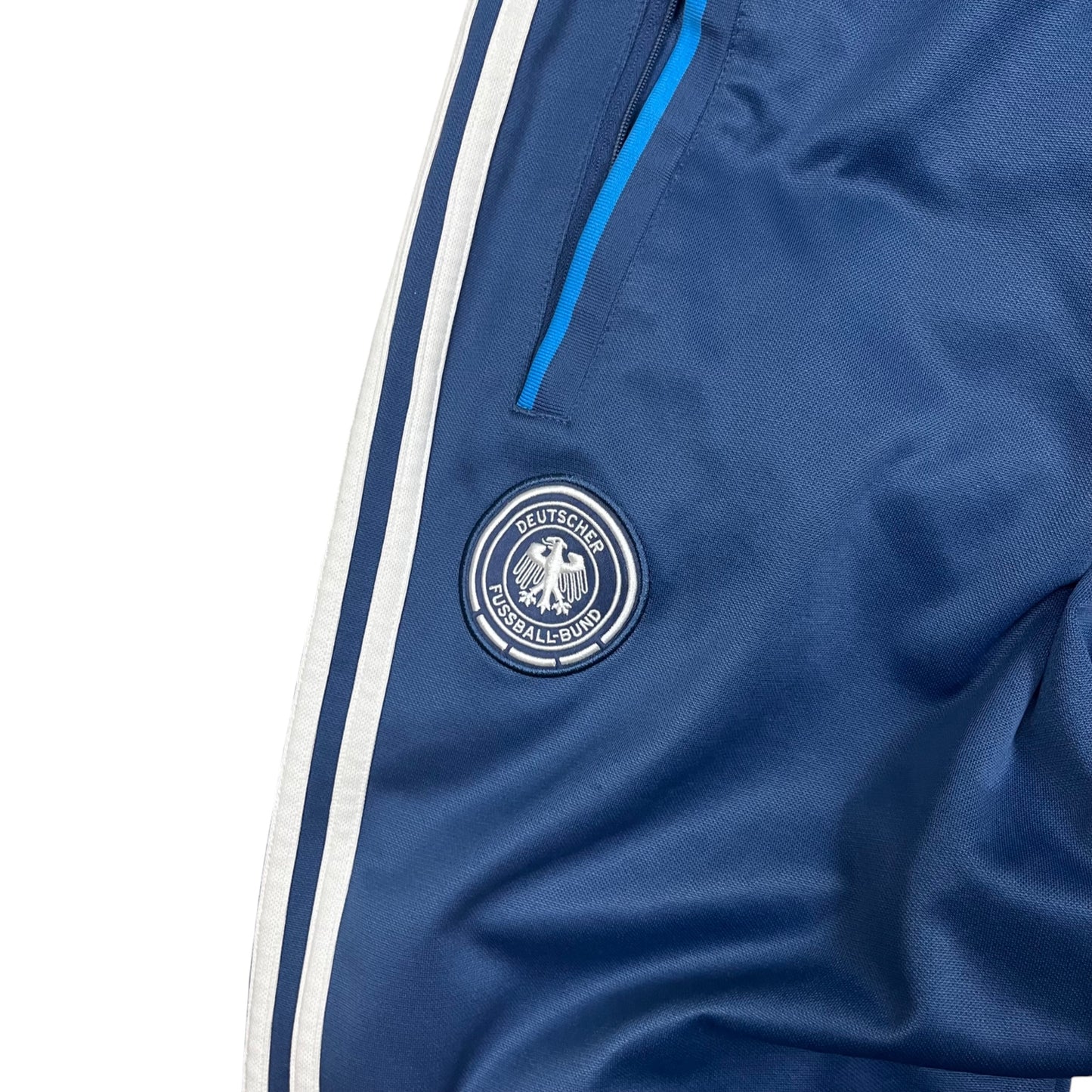 Adidas Deutschland Jogginghose in blau, weiß Größe (L)