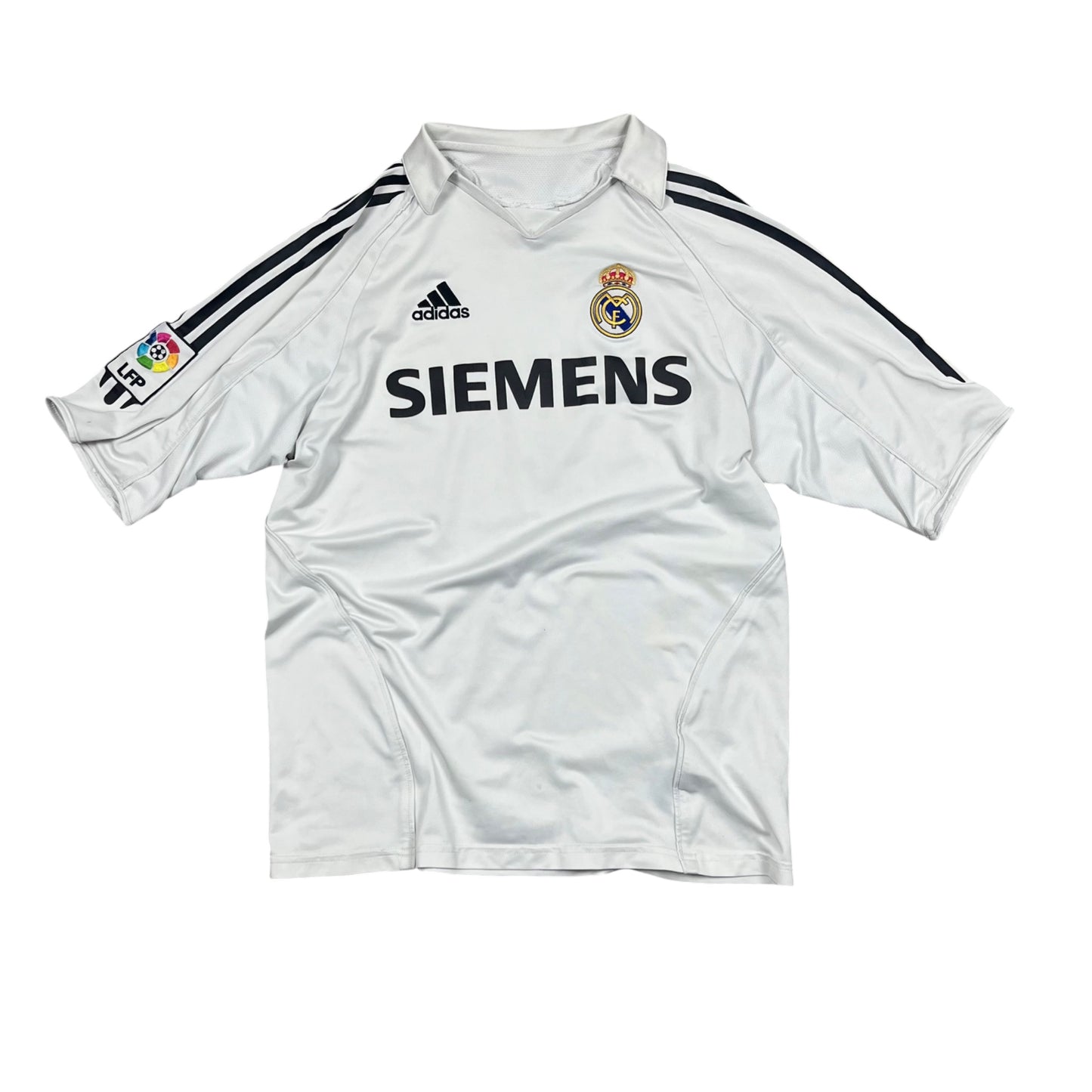 Adidas Real Madird Zidane Nr. 5 Trikot 2002/03 in weiß, schwarz Größe (S)