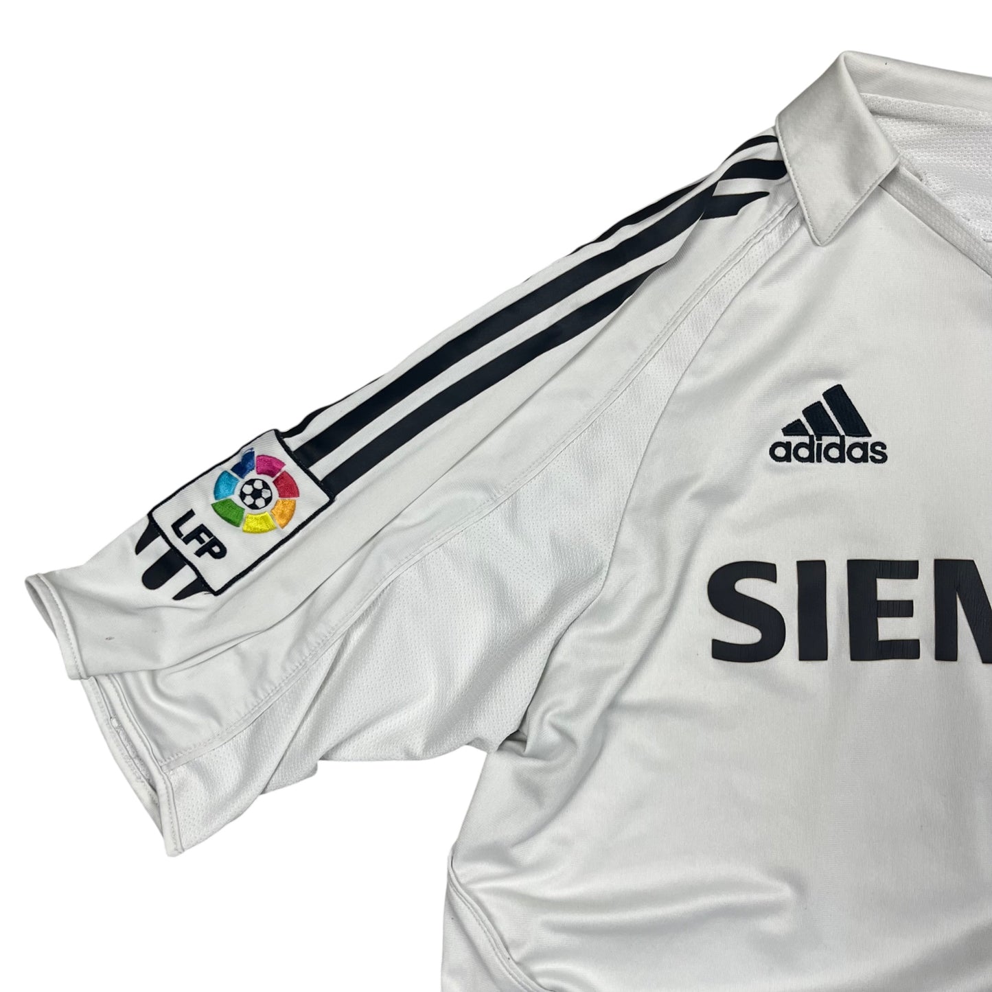 Adidas Real Madird Zidane Nr. 5 Trikot 2002/03 in weiß, schwarz Größe (S)