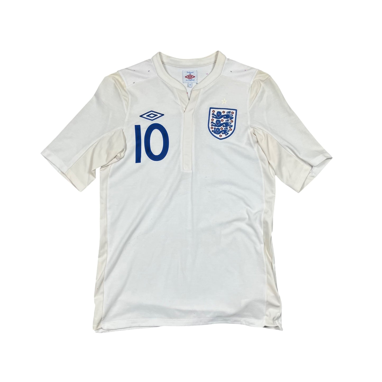 Umbro Retro England Wayne Rooney Trikot in weiß/blau Größe (S)