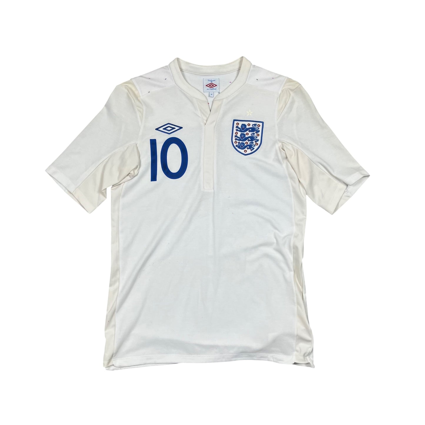 Umbro England Wayne Rooney Trikot in weiß, blau Größe (M)