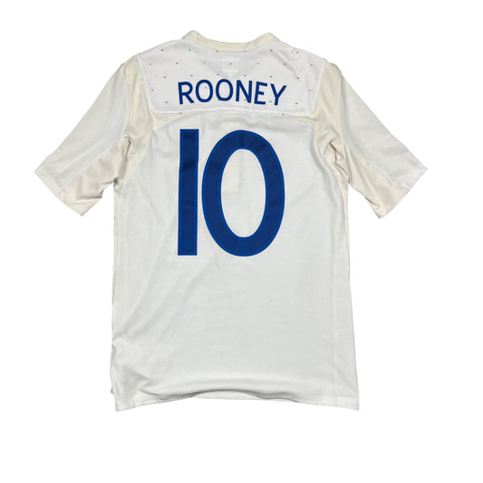 Umbro England Wayne Rooney Trikot in weiß, blau Größe (M)