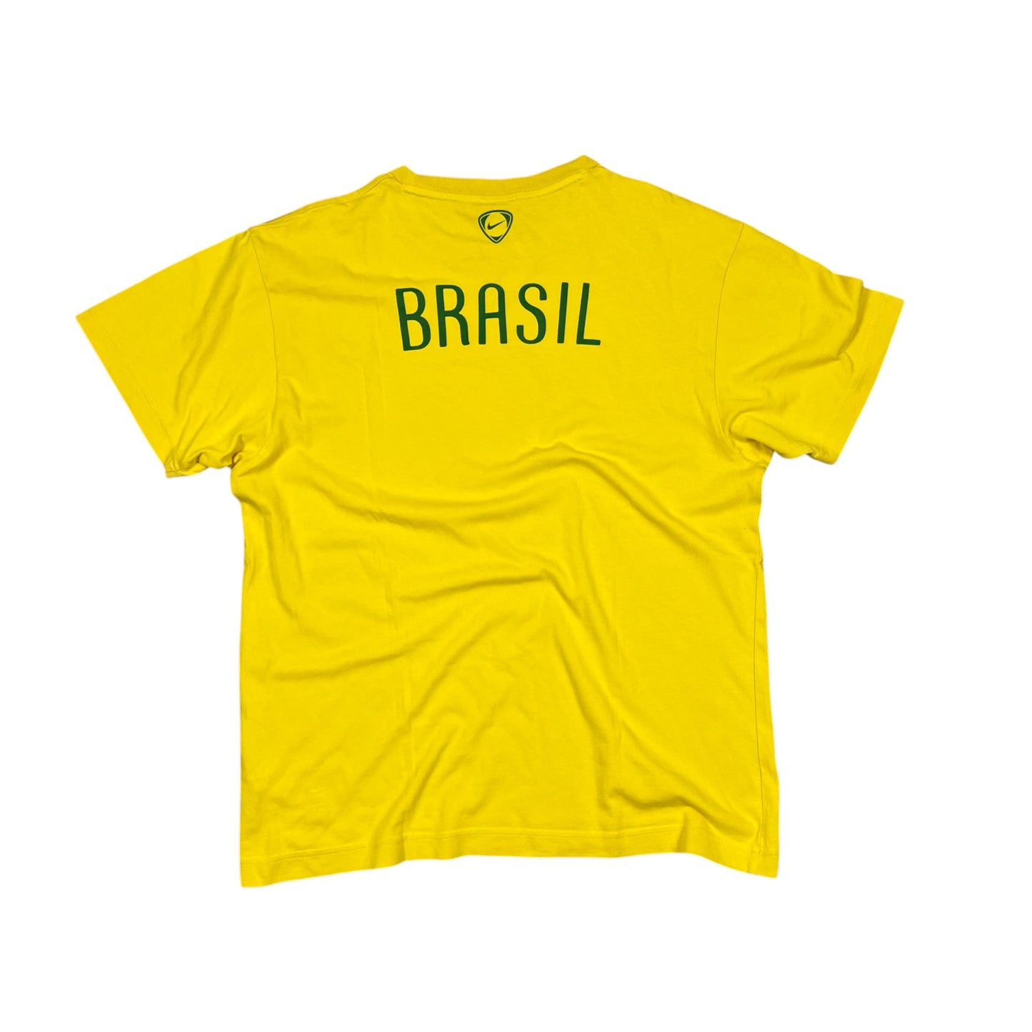 Nike Tiempo Brasilien T-Shirt in gelb/grün Größe (S)