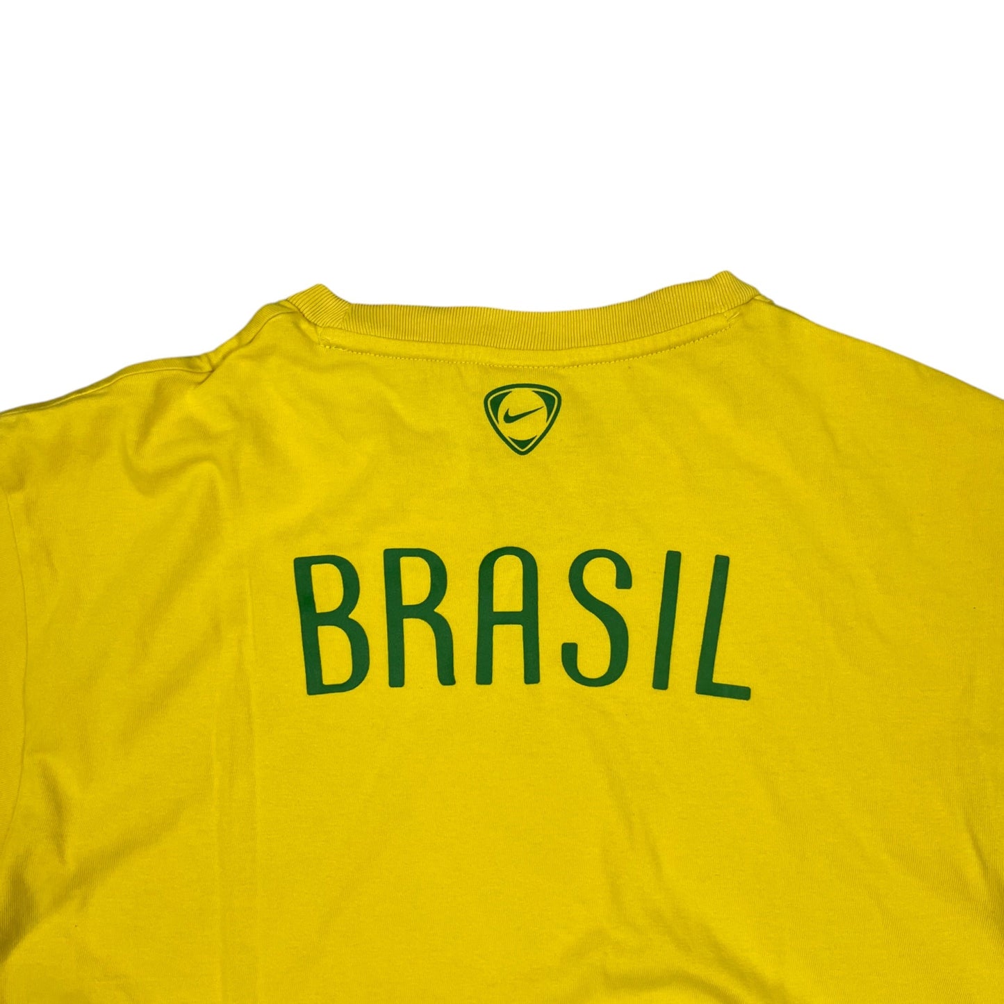Nike Tiempo Brasilien T-Shirt in gelb/grün Größe (S)