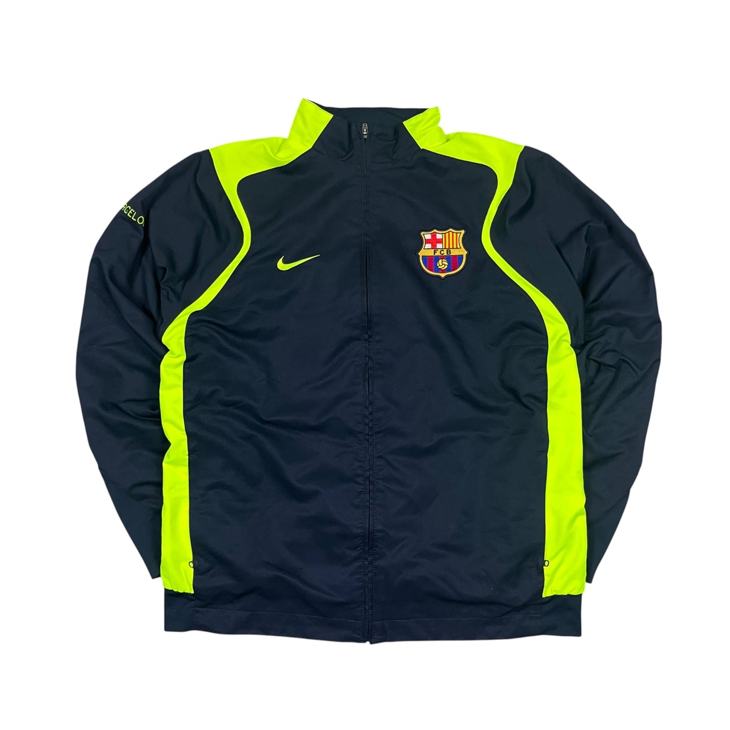 Nike Retro FC Barcelona Tracksuit in dunkelblau/gelb Größe (L)