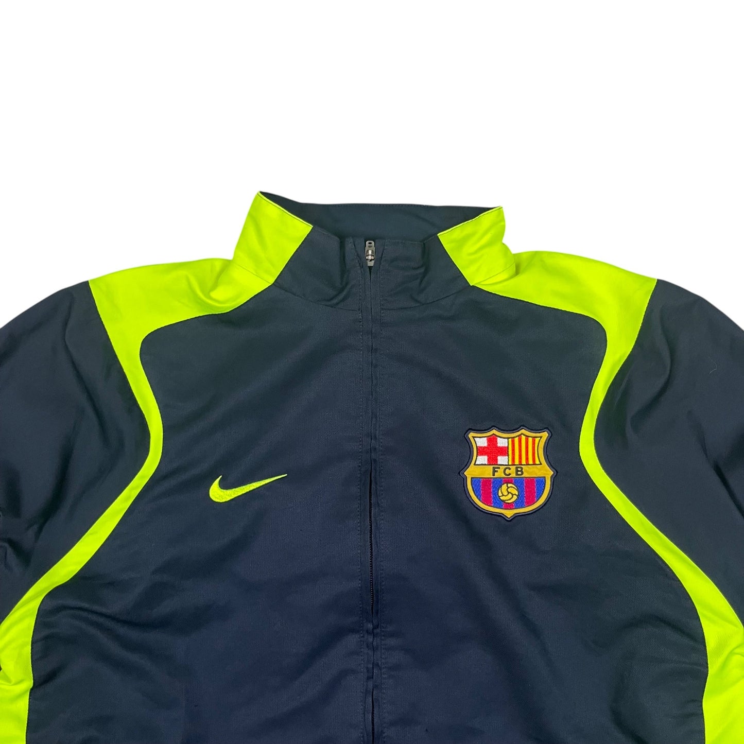 Nike Retro FC Barcelona Tracksuit in dunkelblau/gelb Größe (L)