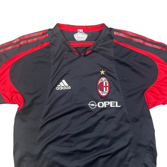 Adidas Retro AC Milan Trainingsshirt in schwarz/rot Größe (M)