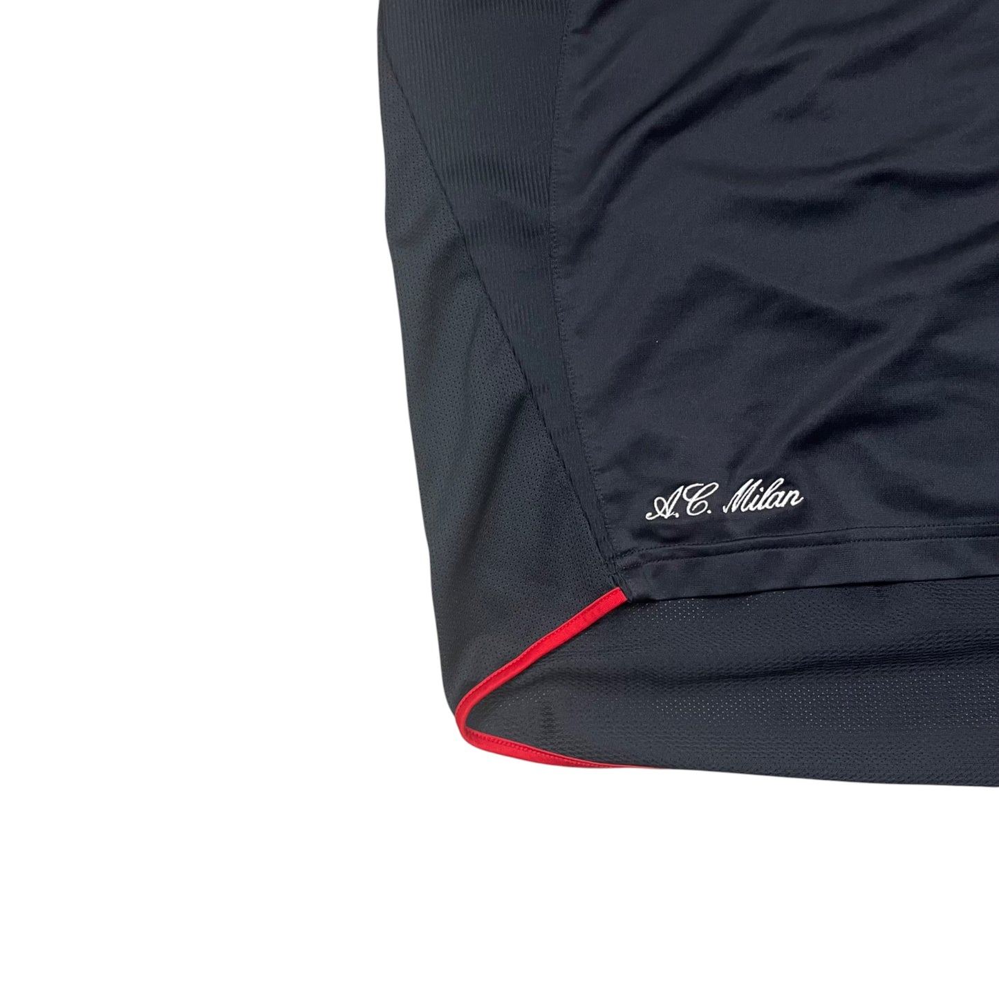 Adidas Retro AC Milan Trainingsshirt in schwarz/rot Größe (M)