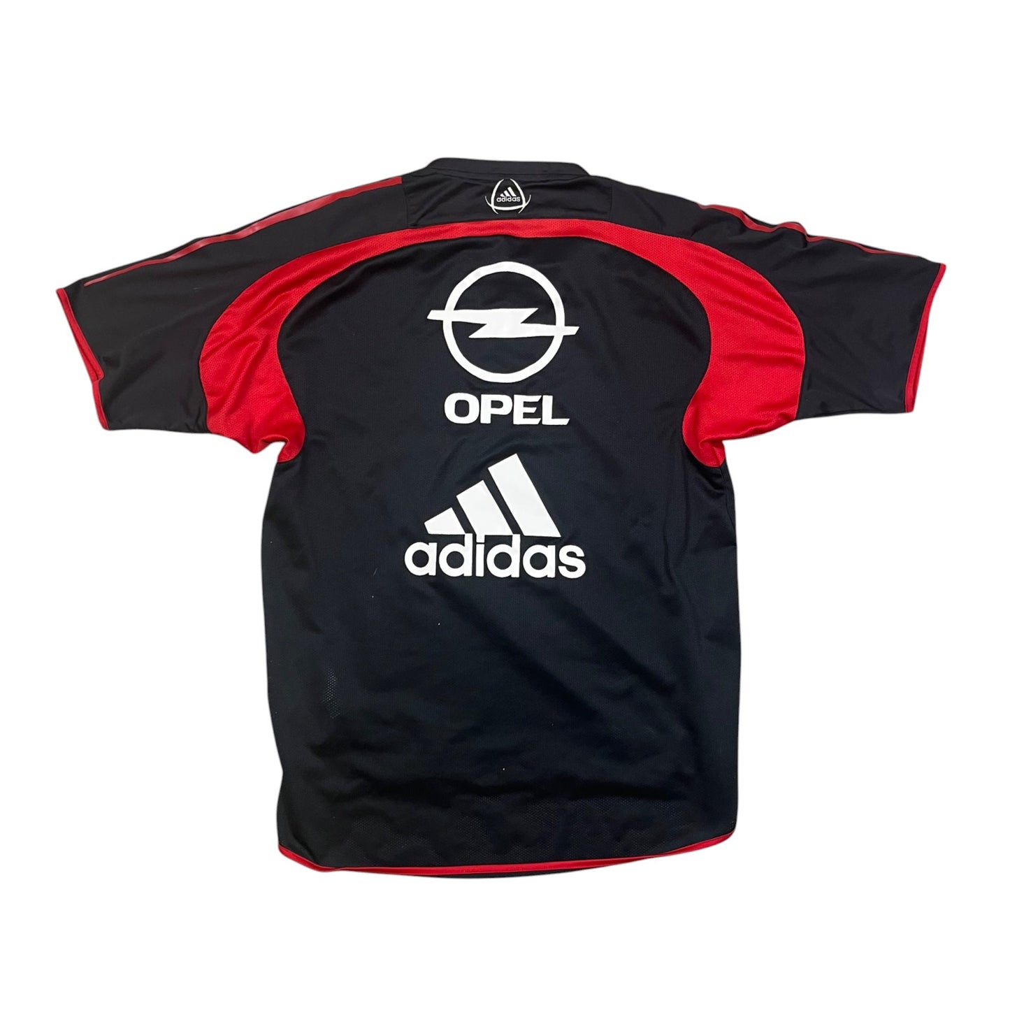 Adidas Retro AC Milan Trainingsshirt in schwarz/rot Größe (M)