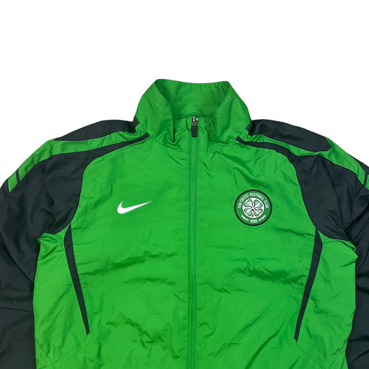 Nike Celtic Glasgow Retro Trainingsjacke in grün/schwarz Größe (L)