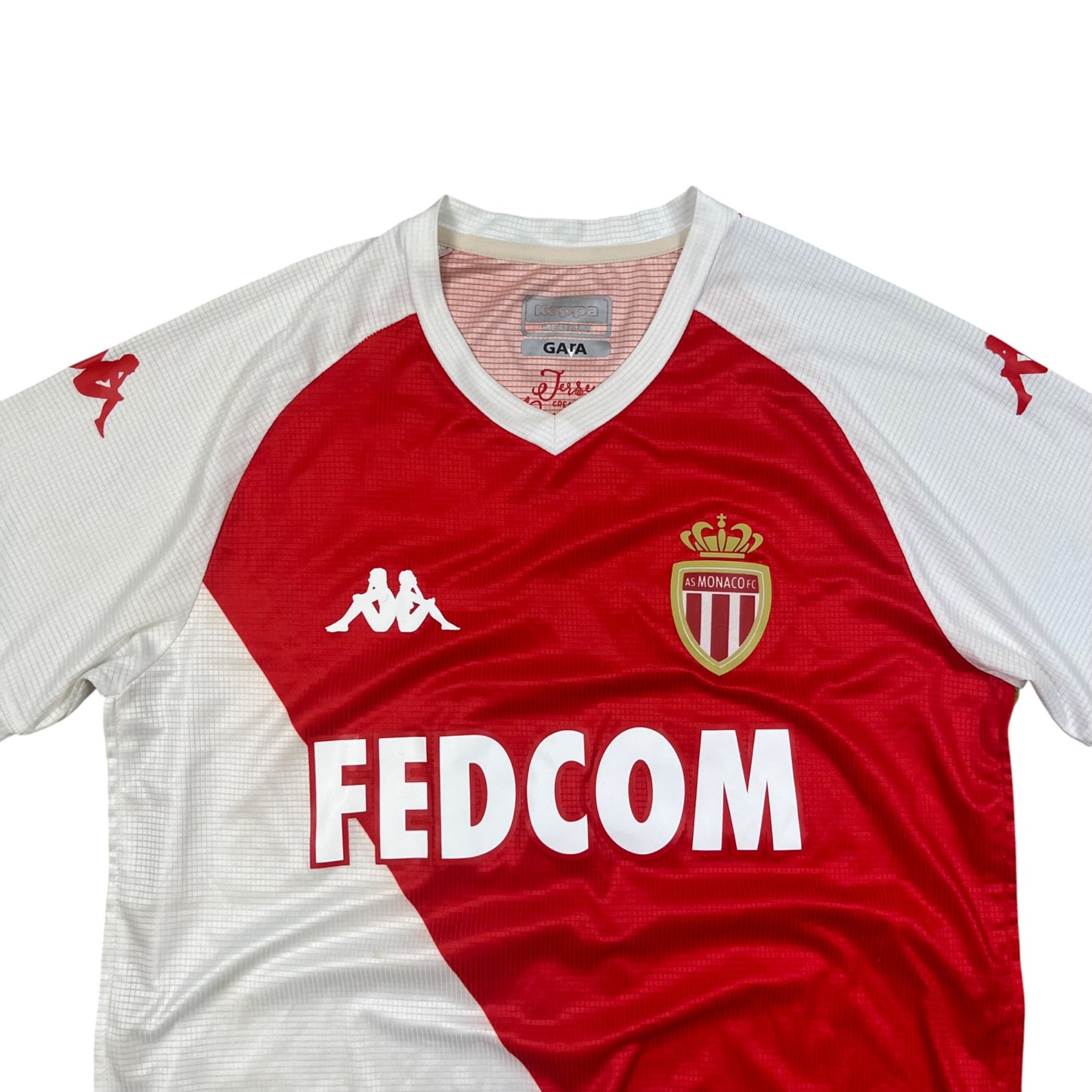 Kappa AS Monaco Ben Yedder Nr. 9 Trikot in weiß/rot Größe (M)