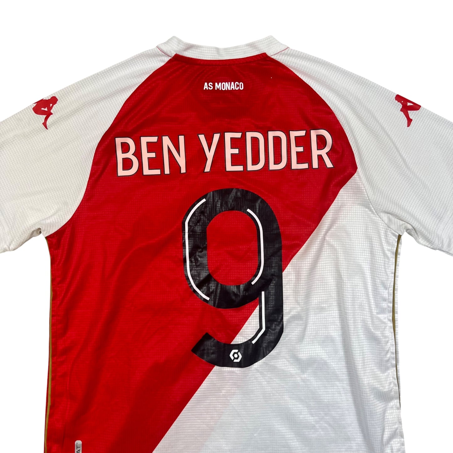 Kappa AS Monaco Ben Yedder Nr. 9 Trikot in weiß/rot Größe (M)