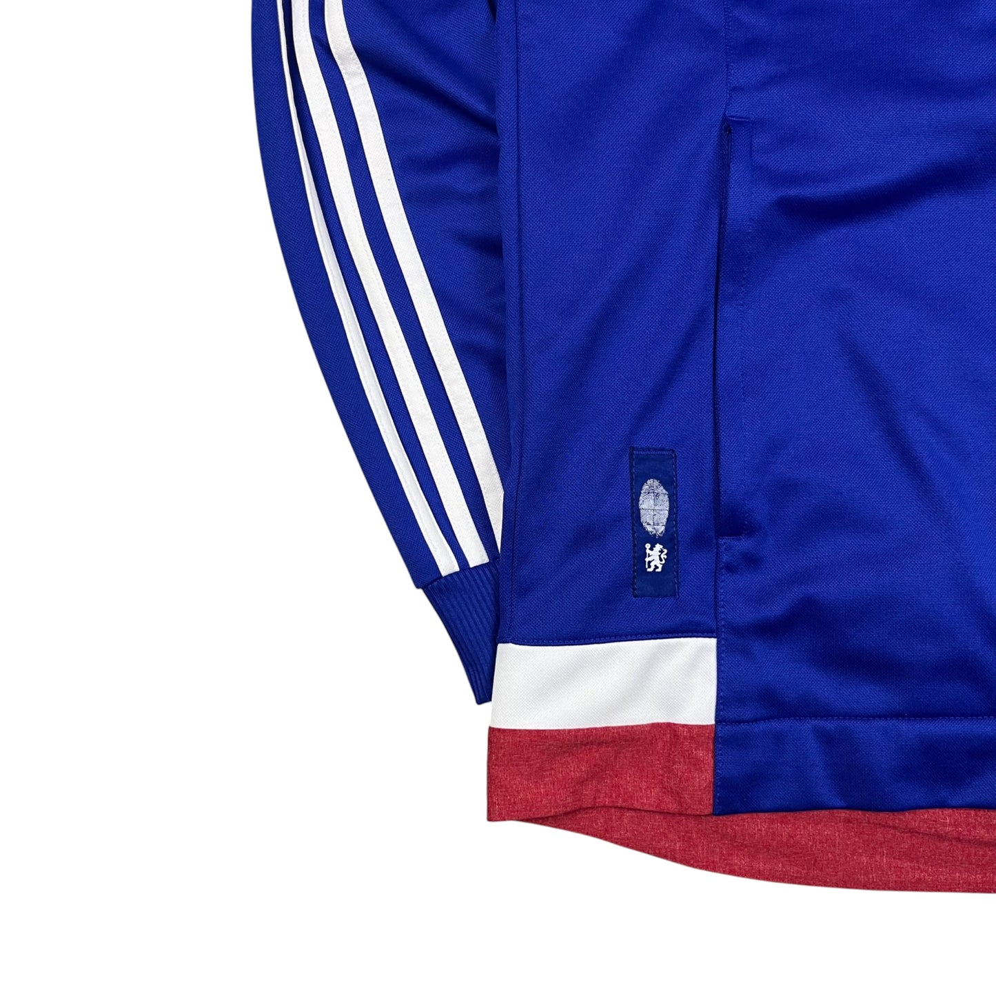 Adidas Chelsea Trainingsjacke in dunkelblau/weiß/rot Größe (M)