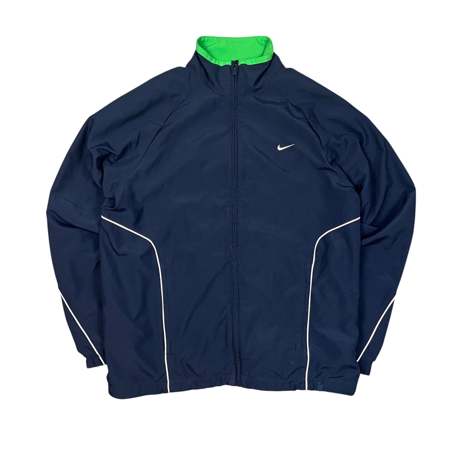 Nike Trackjacket in schwarz/weiß/grün Größe (L)