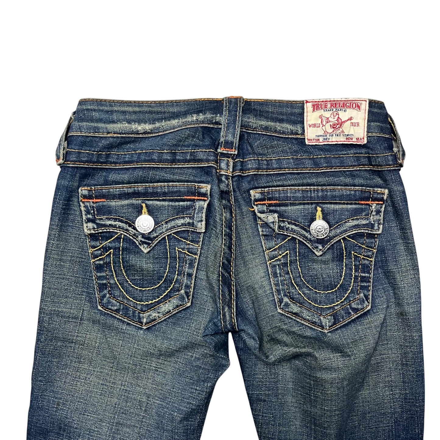 True Religion Women Bootcut Jeans in dunkelblau Größe (24/S)