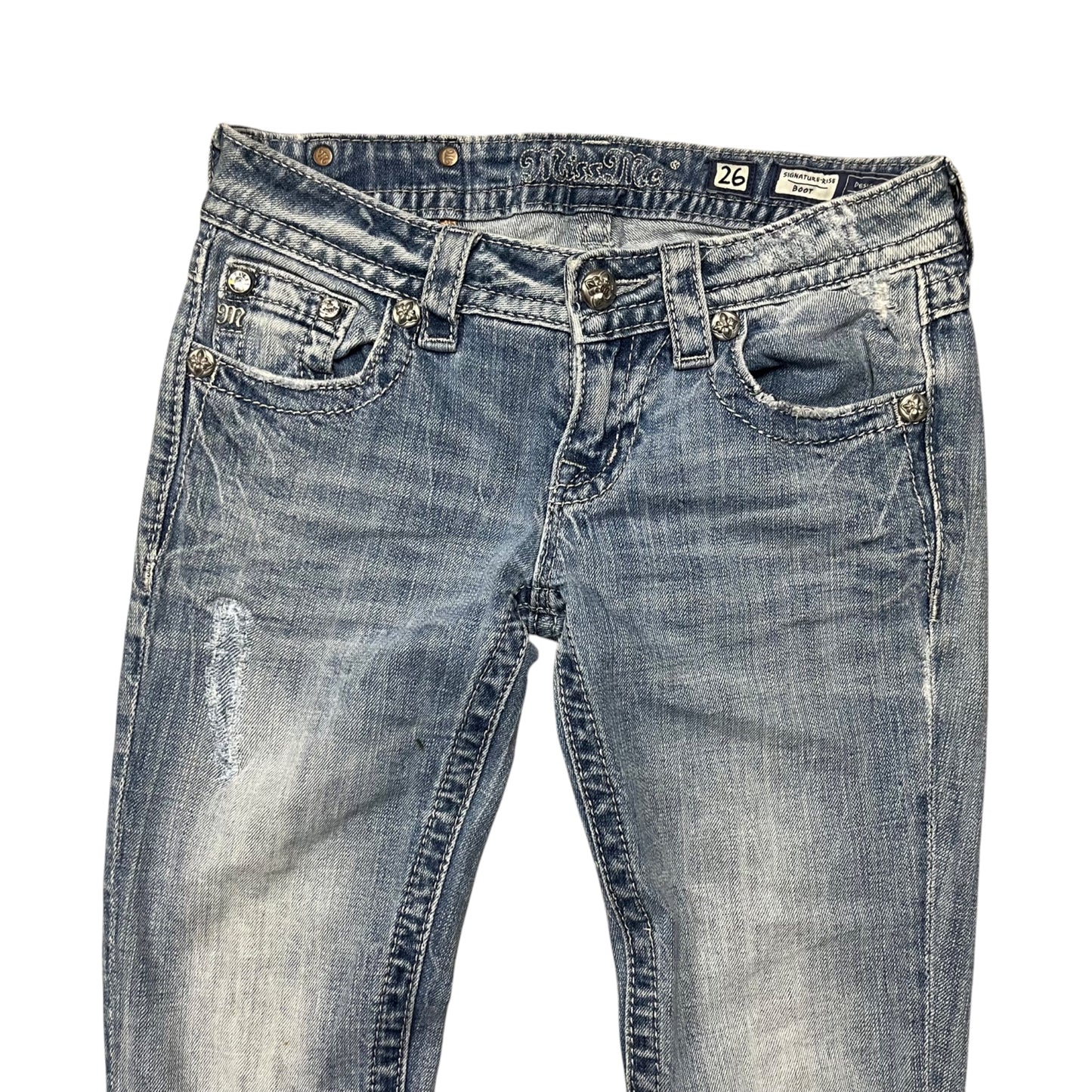 Miss Me Women Bootcut Jeans in hellblau Größe (26)
