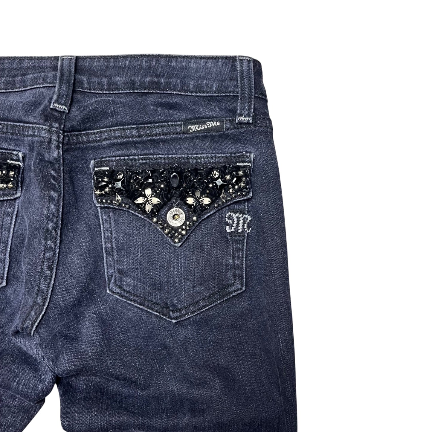 Miss Me Bootcut Jeans in schwarz Größe (26)