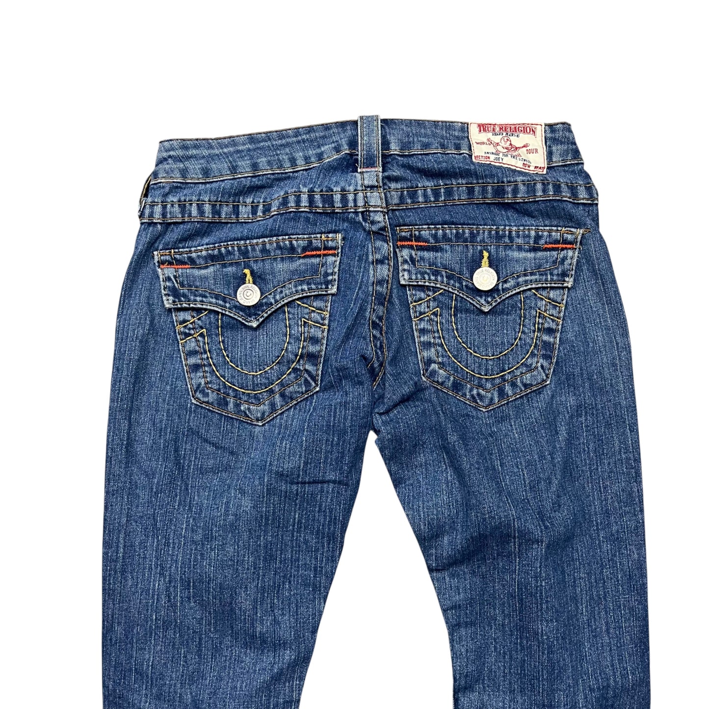 True Religion Bootcut Jeans in dunkelblau Größe (27)