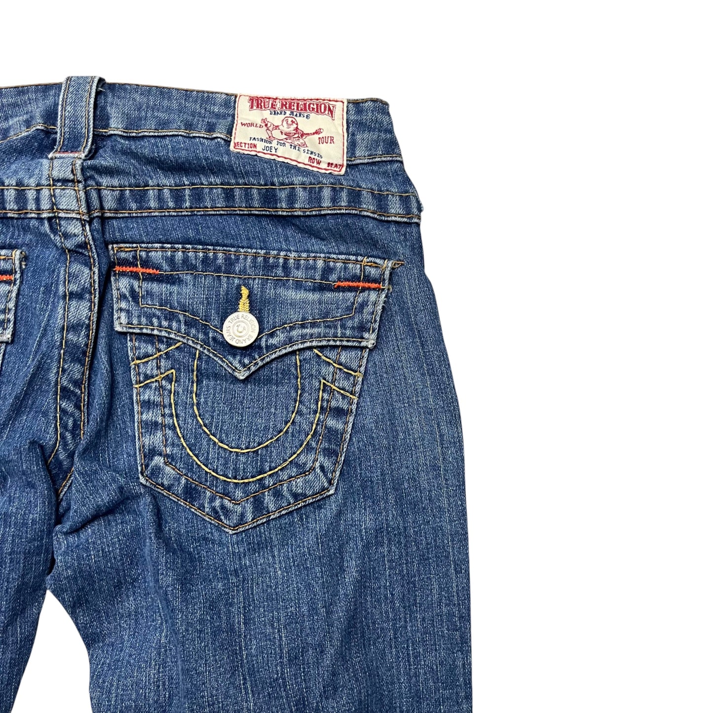 True Religion Bootcut Jeans in dunkelblau Größe (27)