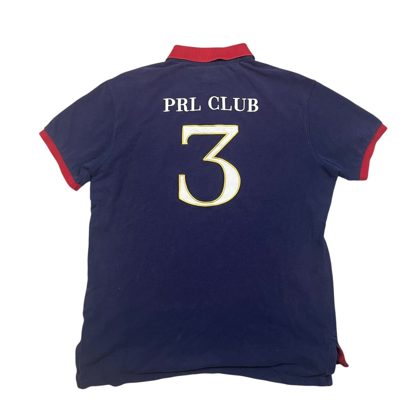 Ralph Lauren Big Pony PRL CLUB 3 Polohemd in dunkelblau,rot Größe (L)