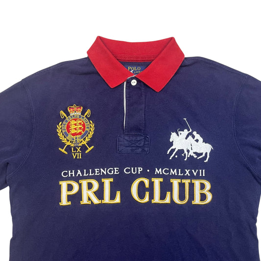 Ralph Lauren Big Pony PRL CLUB 3 Polohemd in dunkelblau,rot Größe (L)