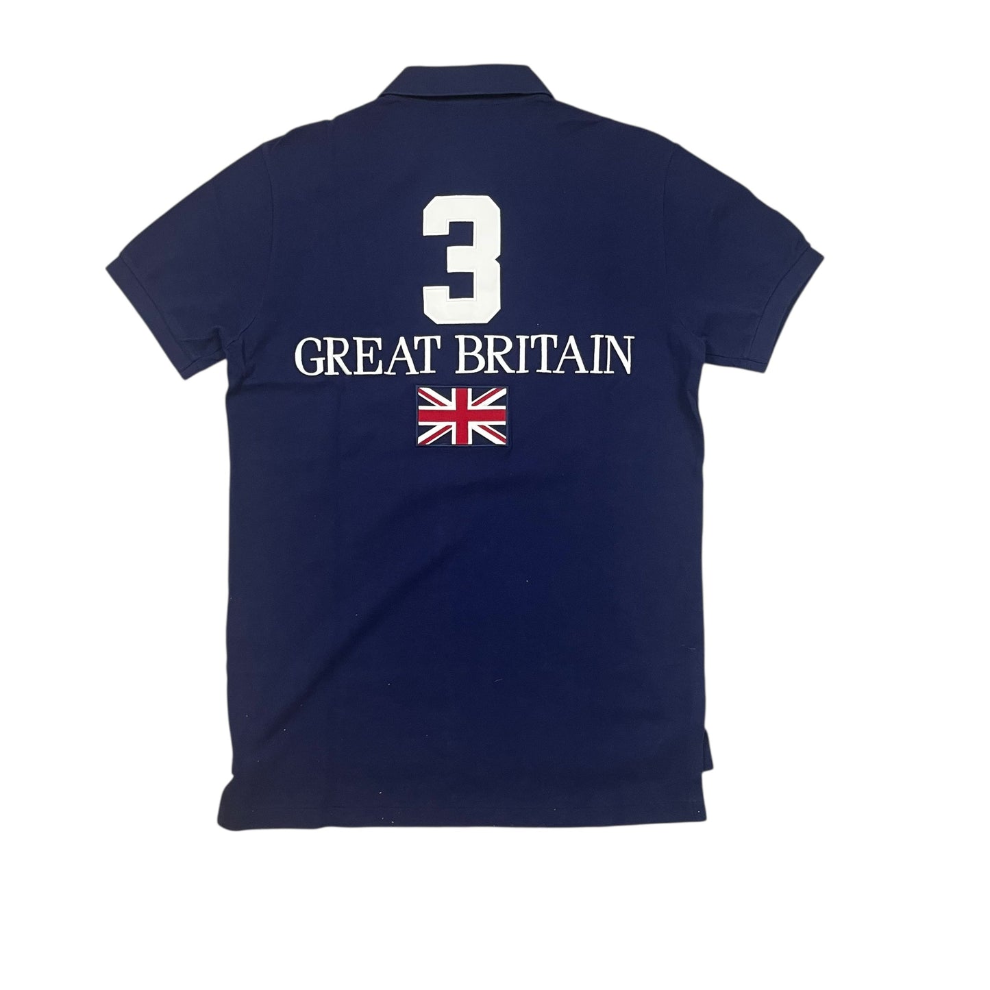 Ralph Lauren Big Pony Great Britain (3) Poloshirt in dunkgleblau Größe (M)