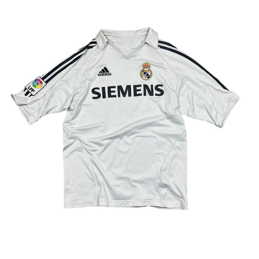 Adidas Real Madird Zidane Nr. 5 Trikot 2002/03 in weiß, schwarz Größe (S)
