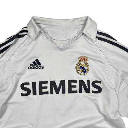 Adidas Real Madird Zidane Nr. 5 Trikot 2002/03 in weiß, schwarz Größe (S)