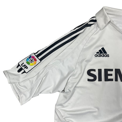 Adidas Real Madird Zidane Nr. 5 Trikot 2002/03 in weiß, schwarz Größe (S)