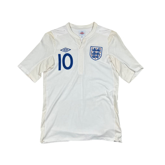 Umbro Retro England Wayne Rooney Trikot in weiß/blau Größe (S)