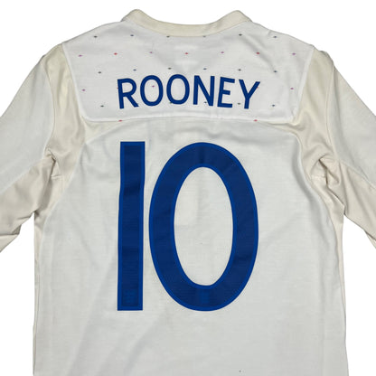 Umbro Retro England Wayne Rooney Trikot in weiß/blau Größe (S)