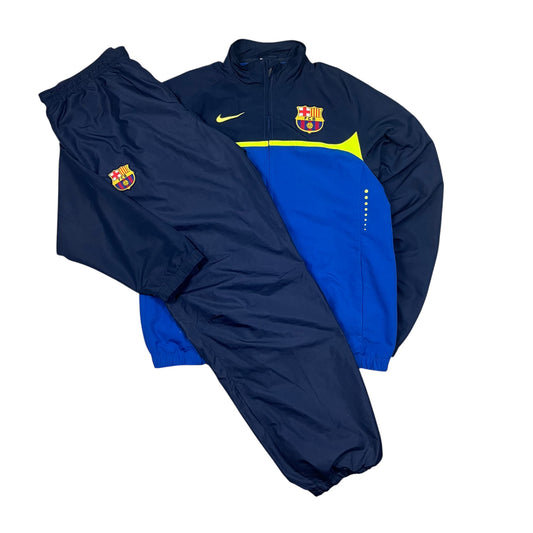 Nike Tiempo Retro FC Barcelona Tracksuite in blau/dunkelblau Größe (M)