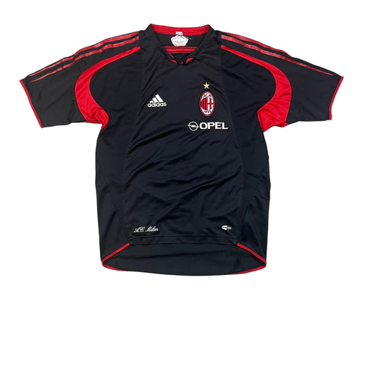 Adidas Retro AC Milan Trainingsshirt in schwarz/rot Größe (M)