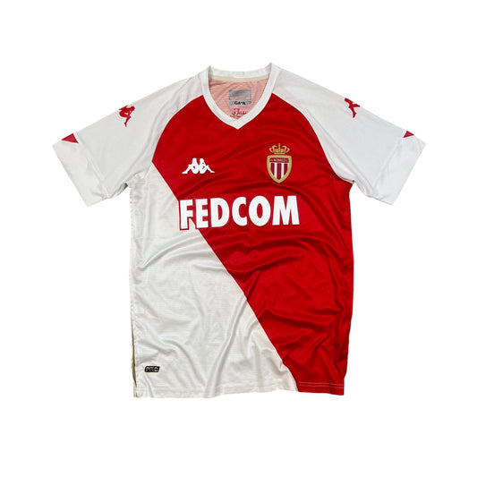Kappa AS Monaco Ben Yedder Nr. 9 Trikot in weiß/rot Größe (M)