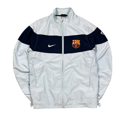 Nike Tiempo Fc Barcelona Trainingsjacke in babyblau, dunkelblau Größe (XL)
