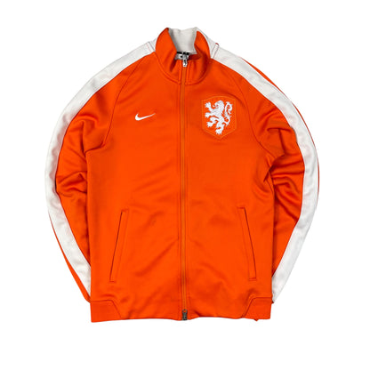 Nike Niederlande Trainingsjacke in orange/weiß Größe (M)