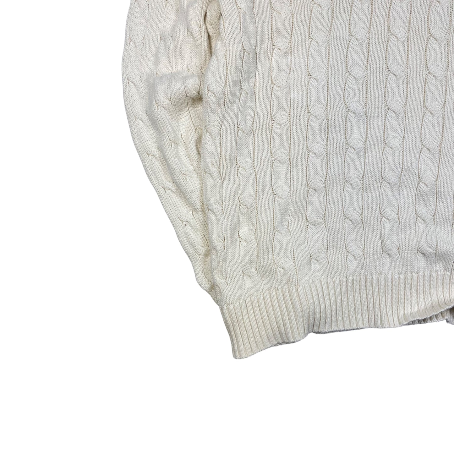 Ralph Lauren Knitsweater in beige/dunkelblau Größe (XL)