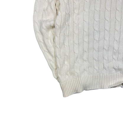 Ralph Lauren Knitsweater in beige/dunkelblau Größe (XL)