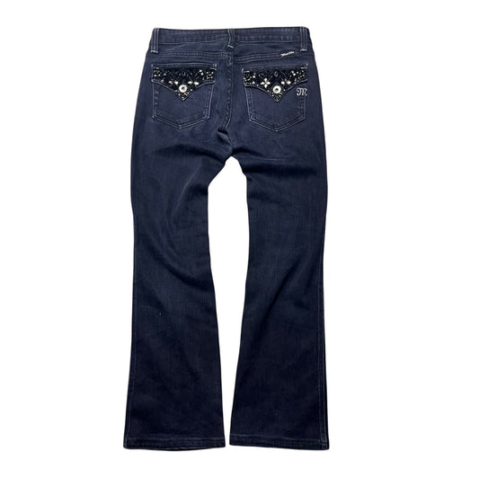 Miss Me Bootcut Jeans in schwarz Größe (26)
