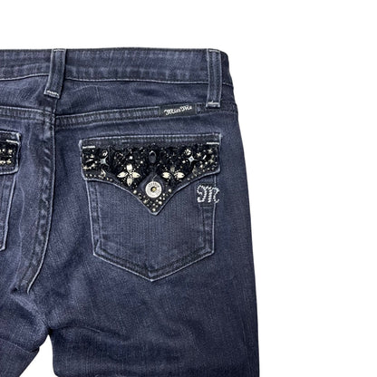 Miss Me Bootcut Jeans in schwarz Größe (26)
