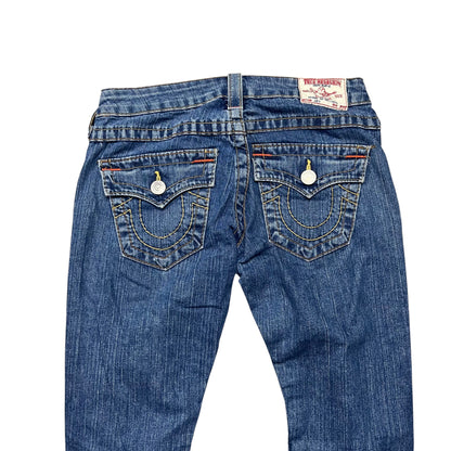 True Religion Bootcut Jeans in dunkelblau Größe (27)