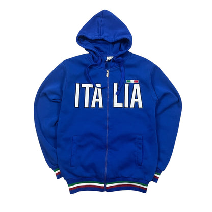 Italia Zipper in dunkelblau/weiß Größe (S)
