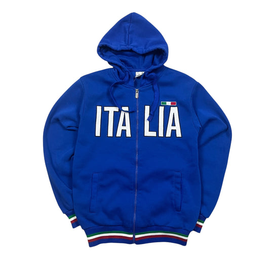 Italia Zipper in dunkelblau/weiß Größe (S)