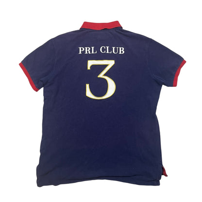 Ralph Lauren Big Pony PRL CLUB 3 Polohemd in dunkelblau,rot Größe (L)